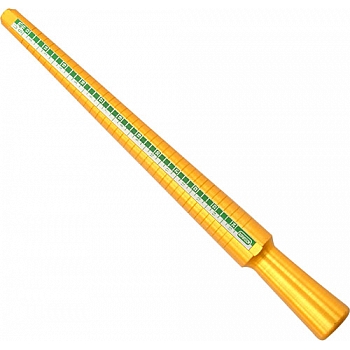 RING SIZING STICK BRASS FINISH