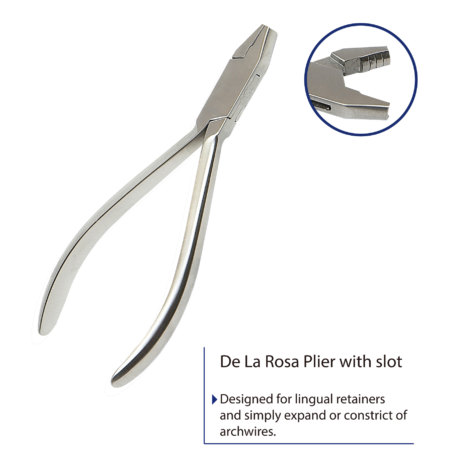De La Rose Plier With Slot