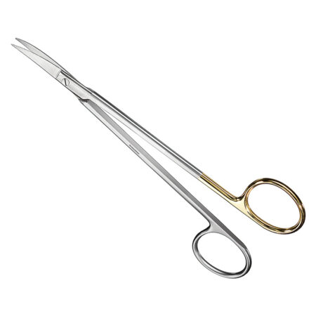 KELLY, suture-/gum scissors