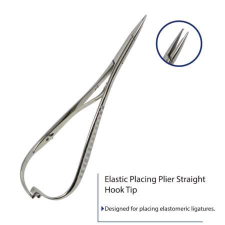Elastic Placing Plier Straight
